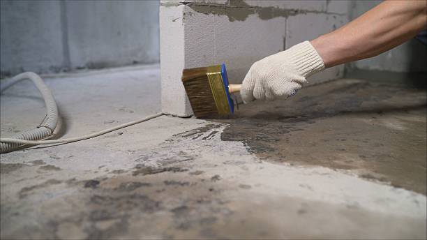 Crawl space vapor barrier installation in Hobart, IN